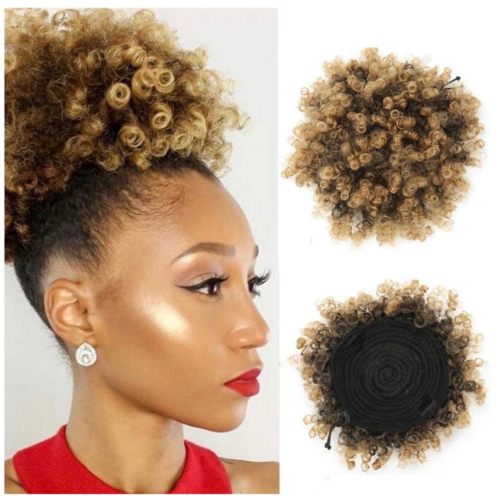 Drawstring Curly Ponytail